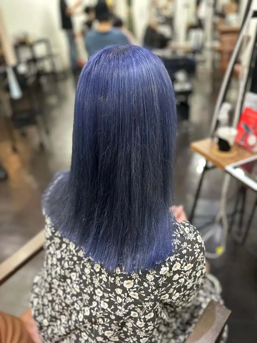 ミディアム カラー ヘアアレンジ カット ヘアカラー トリートメント DANY🦋名駅✂︎ 艶髪/透明感カラーのヘアスタイル