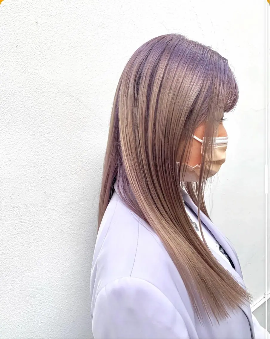 ロング カラー よしだ とおいのヘアスタイル