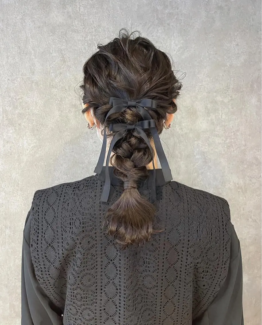 ロング 義本 風佳のヘアスタイル