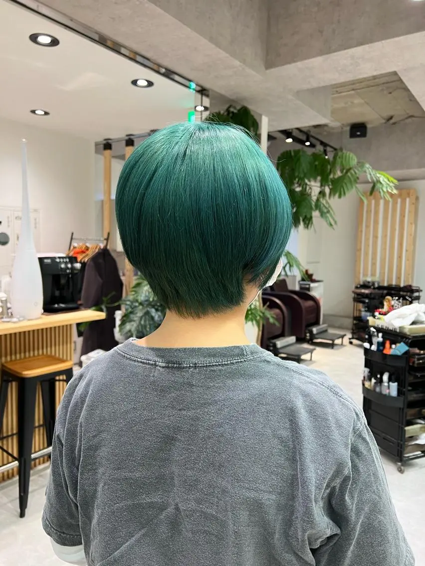 ショート カラー カット ヘアカラー トリートメント 🍀お悩み改善憧れの 美髪　小林風雅のヘアスタイル