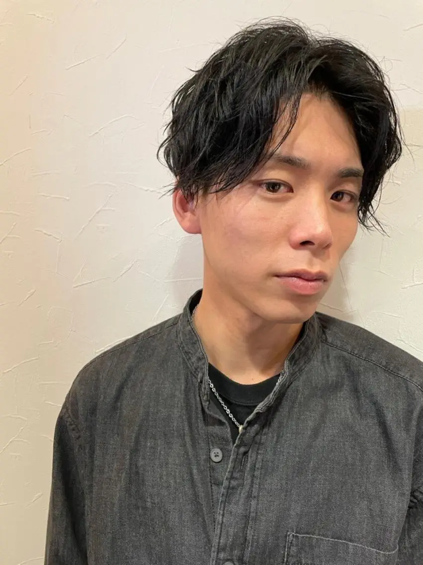 メンズ アイブロウ 似合わせレイヤー/ Wカラー🧸こころのヘアスタイル