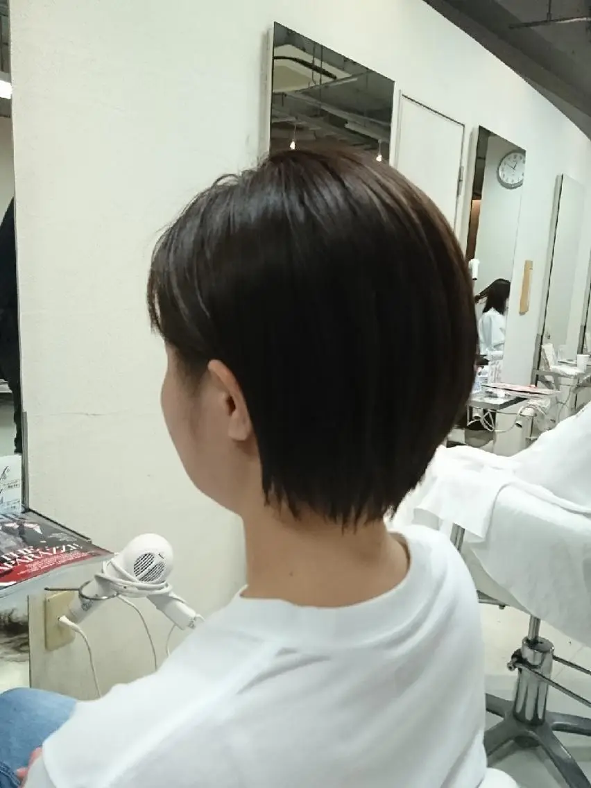ショート カラー nagane sayakaのヘアスタイル