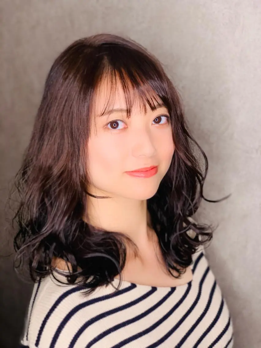 ミディアム カット ヘアカラー トリートメント siki. 石渡のヘアスタイル