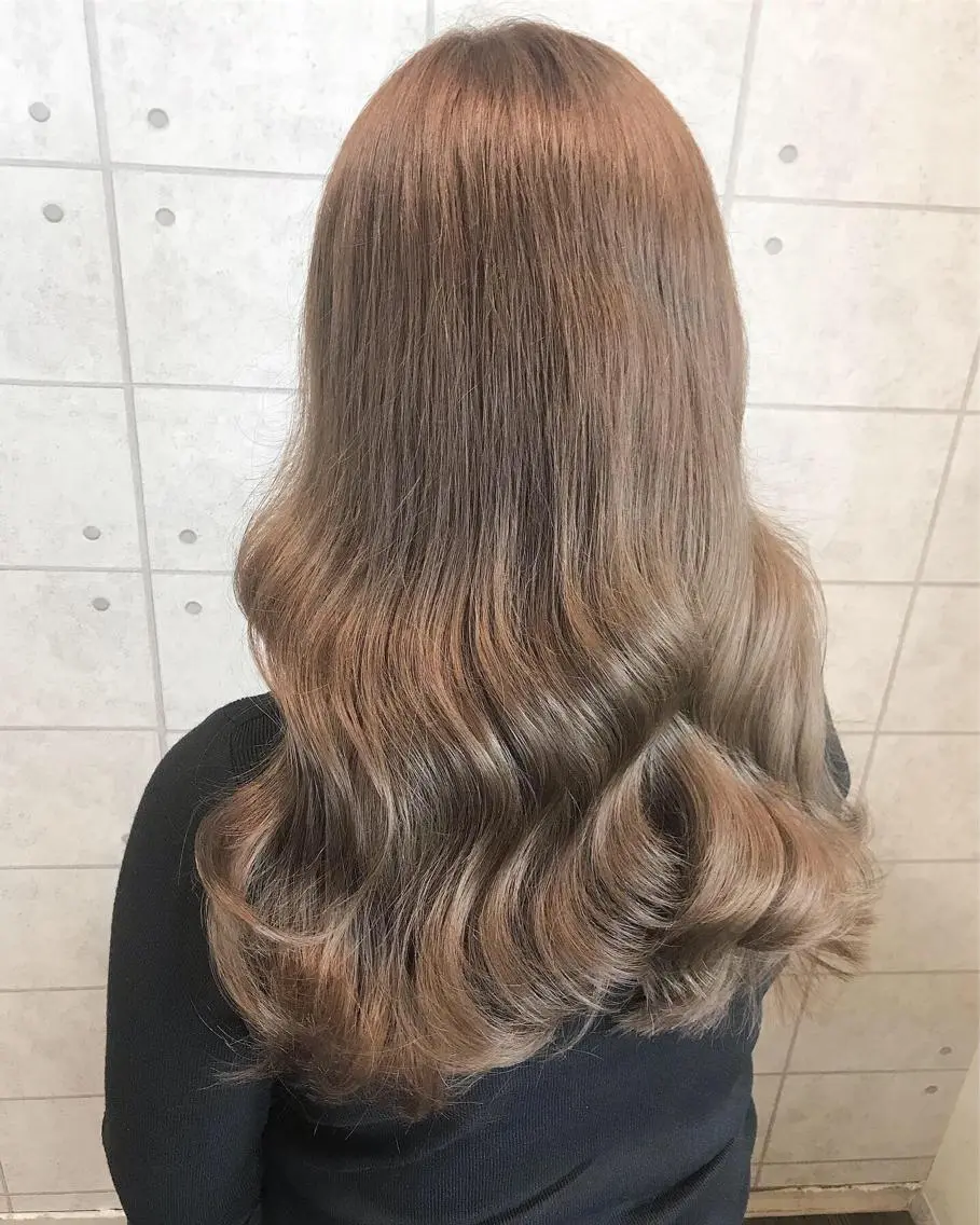 ロング カラー 烏丸韓国ヘア🇰🇷 ayaka🎀のヘアスタイル