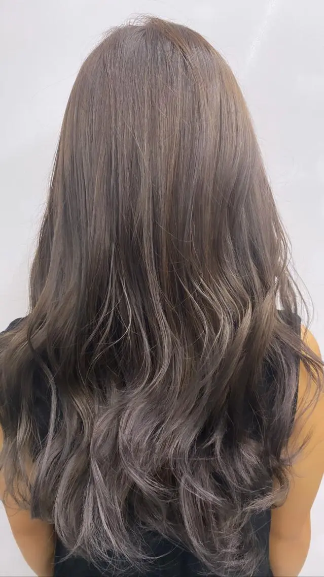 ロング 銀座/レイヤー /髪質改善/韓国ヘアのヘアスタイル