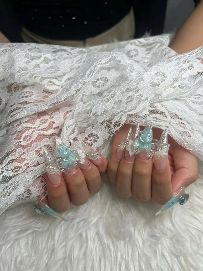 ネイル フレンチネイル ジェルネイル ハロウィン 韓国ネイル マグネットネイル ハンドネイル Hbaby nailのネイルデザイン