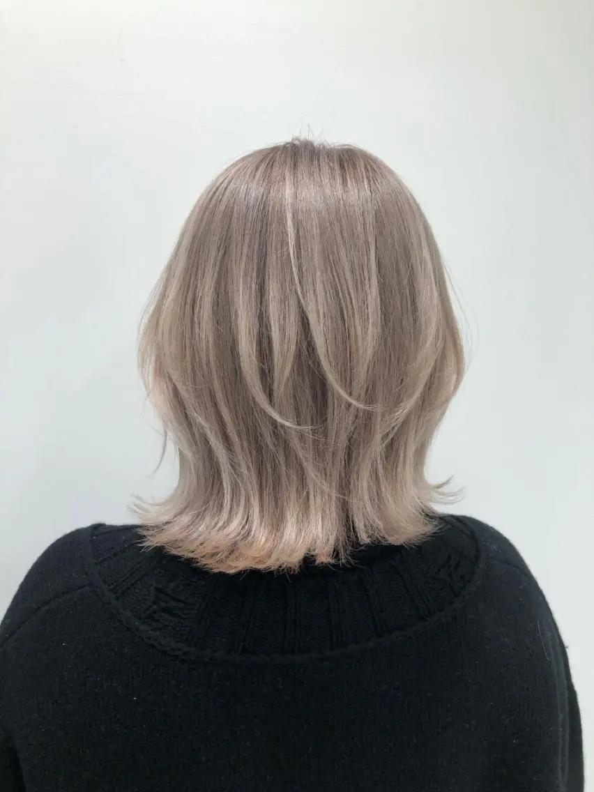 カラー ブリーチ ヘアカラー レイヤー⭐️カラー ⭐️平川雅史のヘアスタイル