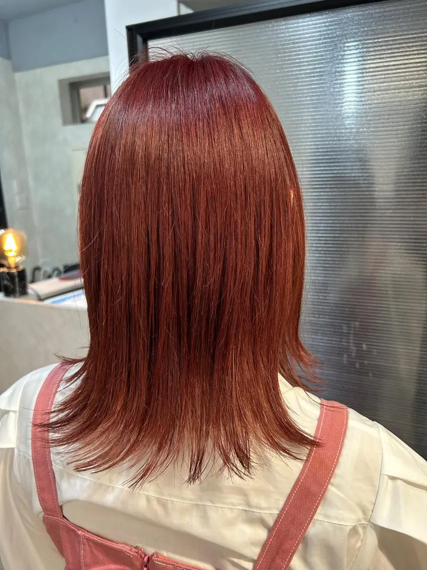 ミディアム カラー カット ヘアカラー トリートメント 新宿/美髪矯正 髪質改善/韓国風山本のヘアスタイル