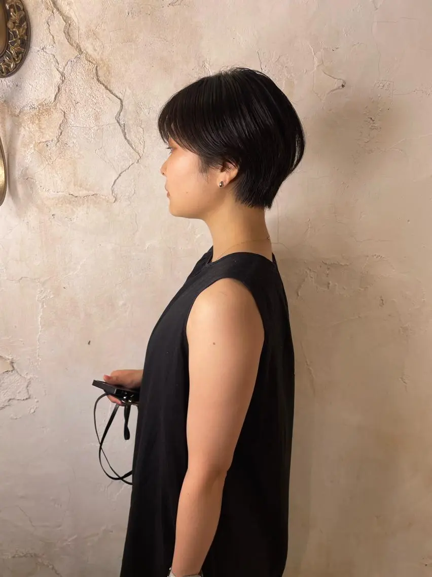 ショート ショートヘア マネージャー 山城洸希のヘアスタイル