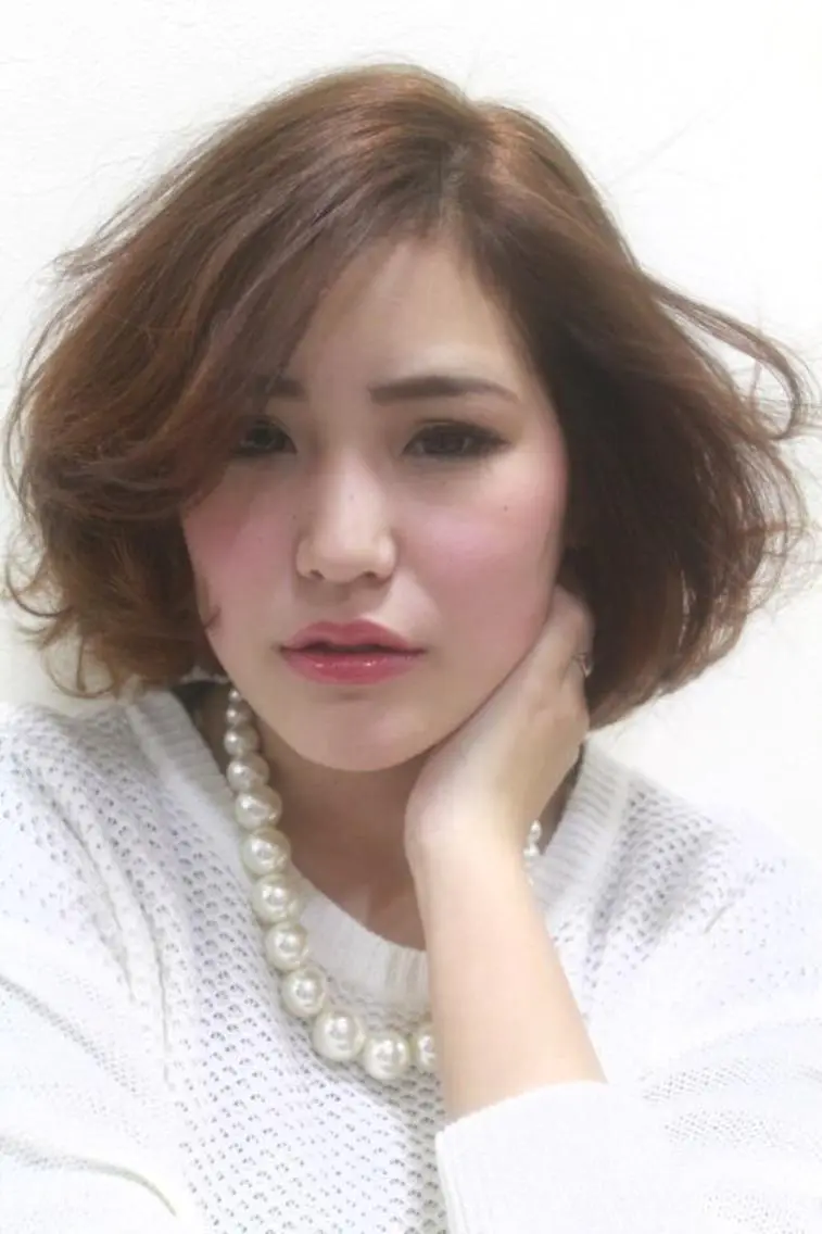 ミディアム パーマ ミディアムパーマ アメリラブヘアー 土屋 洋平のヘアスタイル