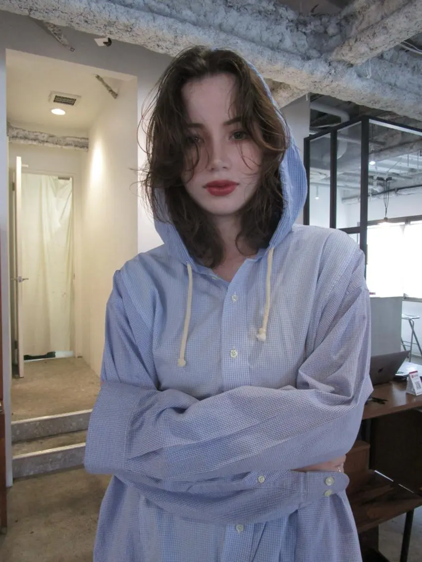 ミディアム カラー パーマ ショートボブ ミディアムパーマ アディクシーカラー ブリーチ ケアブリーチ カット ヘアカラー トリートメント CEINE OURのヘアスタイル