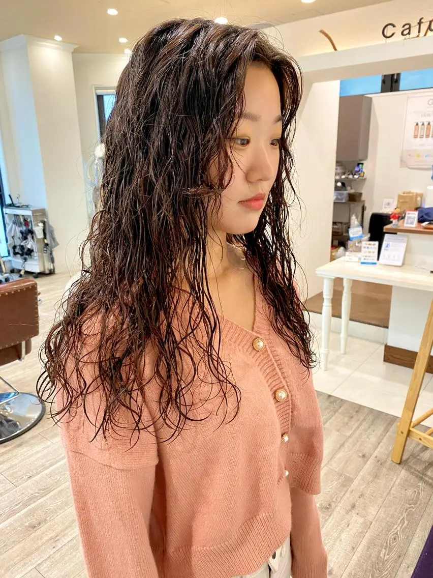 ロング パーマ ロング ショート& パーマ　坂本のヘアスタイル