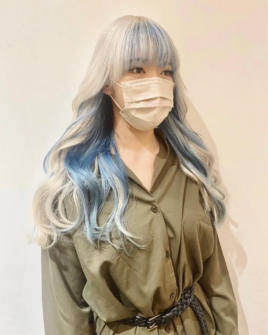 ロング カラー ヘアカラー ハイトーン/デザイン hirokiのヘアスタイル