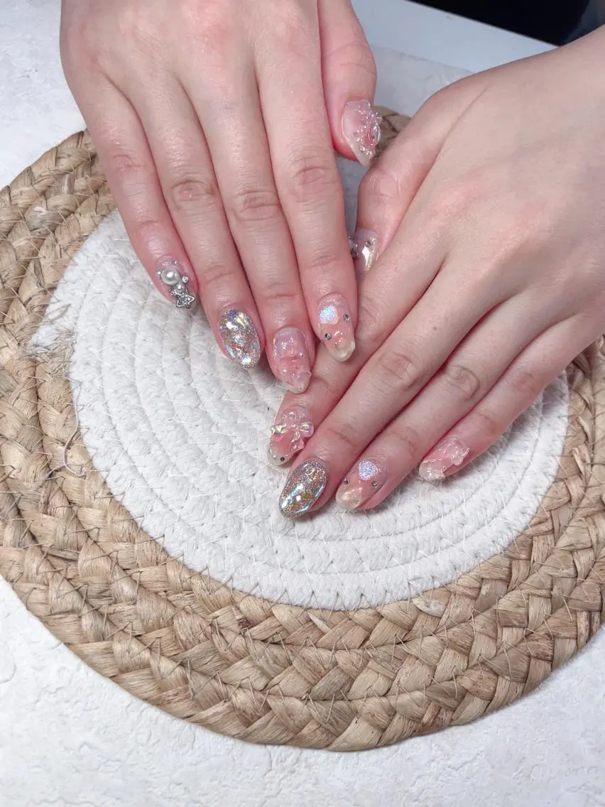 ネイル ハンドネイル M 🌷Nail 長さだし専門店のネイルデザイン