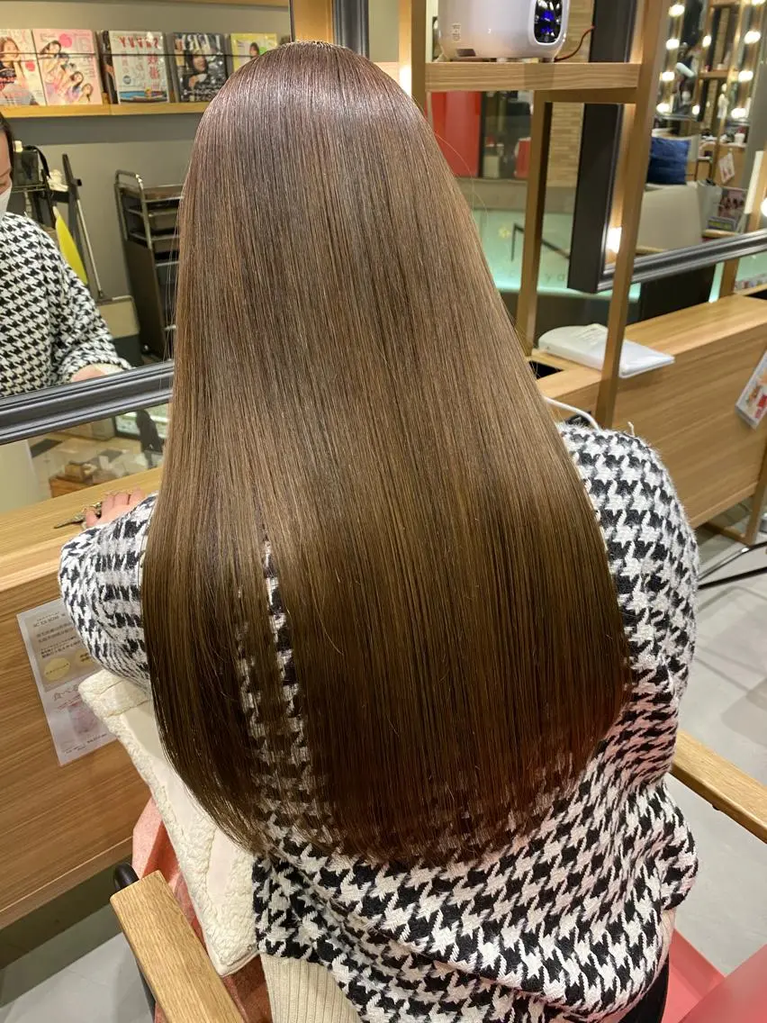 ロング カラー unopulir 景山 凌のヘアスタイル