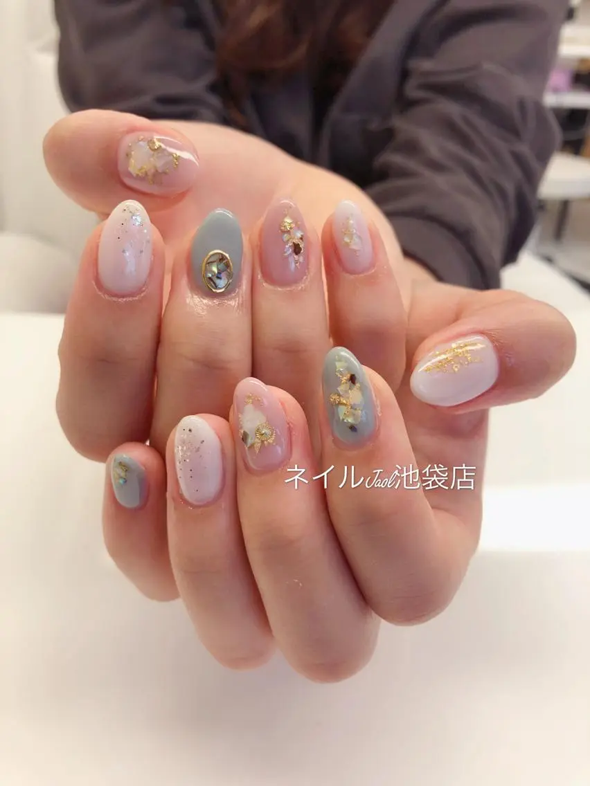 ミディアム ネイルJaol 池袋のネイルデザイン