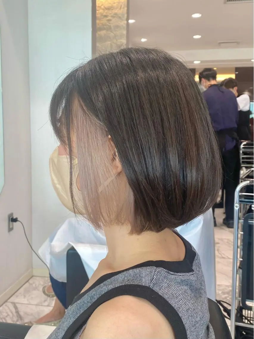 ショート ヘアカラー 銀座店長🌟 片山雄太のヘアスタイル