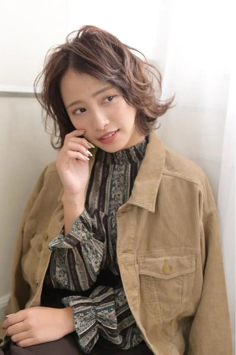 ショート カラー パーマ カット ヘッドスパ Lafesta HAIR和歌山駅前店のヘアスタイル