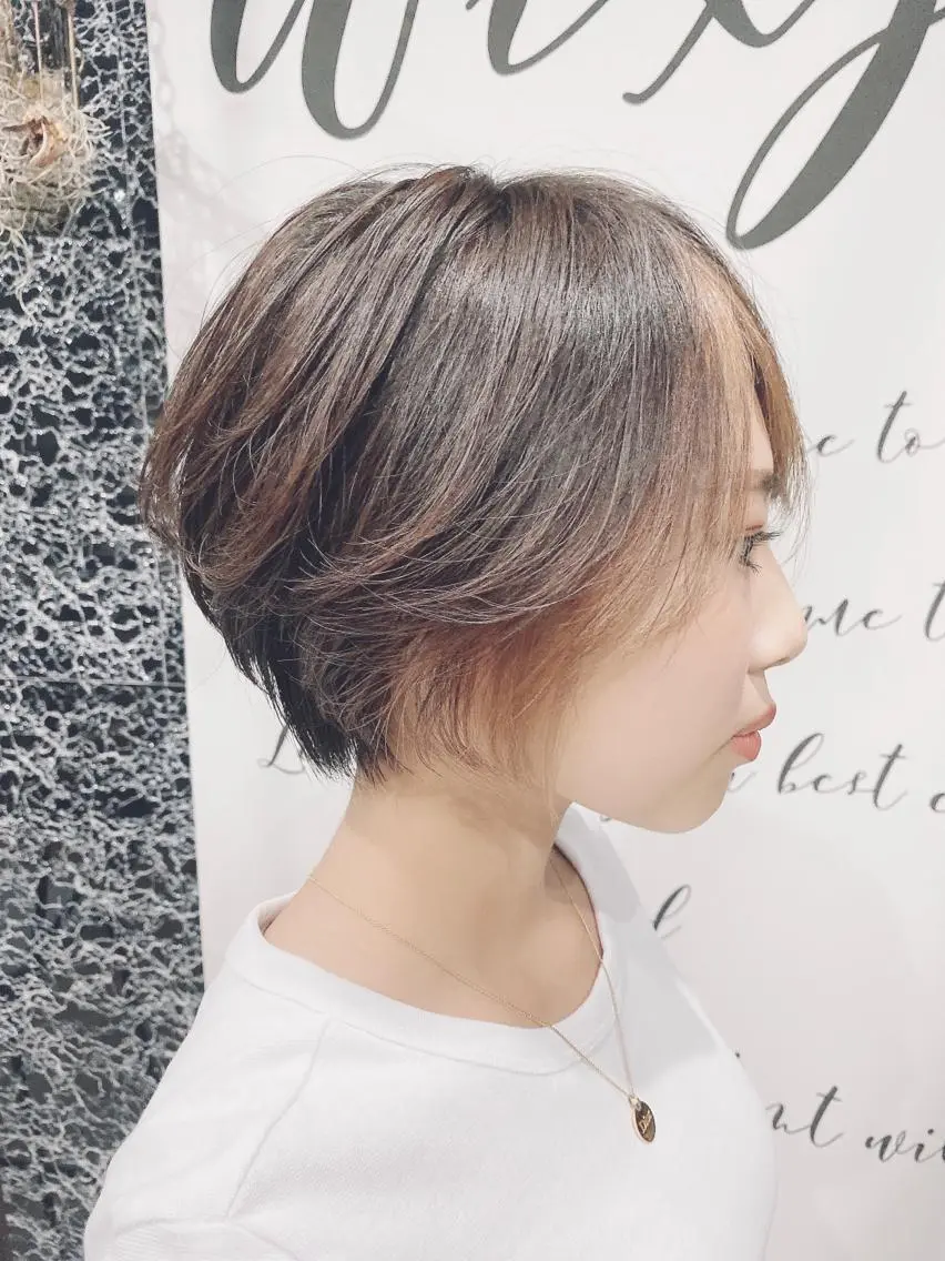 ショート ミストバング ショートヘア CAMUE代表 Masaのヘアスタイル