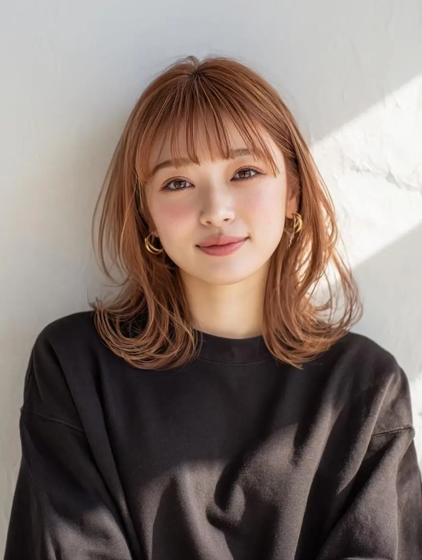 ミディアム ✂ショートボブ専門 津川里緒✨️のヘアスタイル