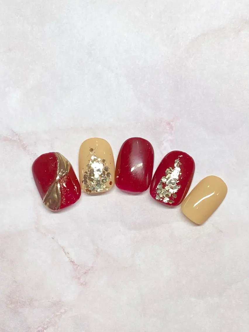 ネイル アートネイル ジェルネイル ミラーネイル パラジェル 夏ネイル Nail&eye Belire 新宿のネイルデザイン