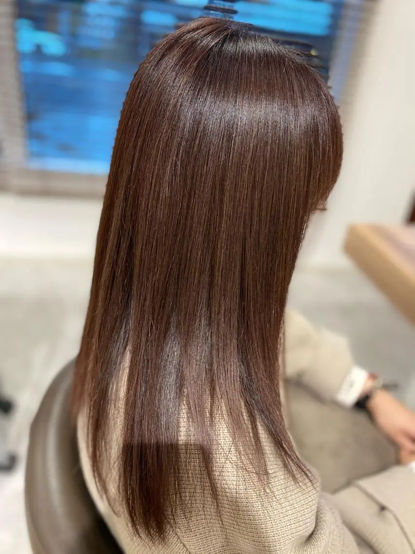 カラー アクアカラー 透明感カラー イルミナカラー 大芝 沙耶のヘアスタイル