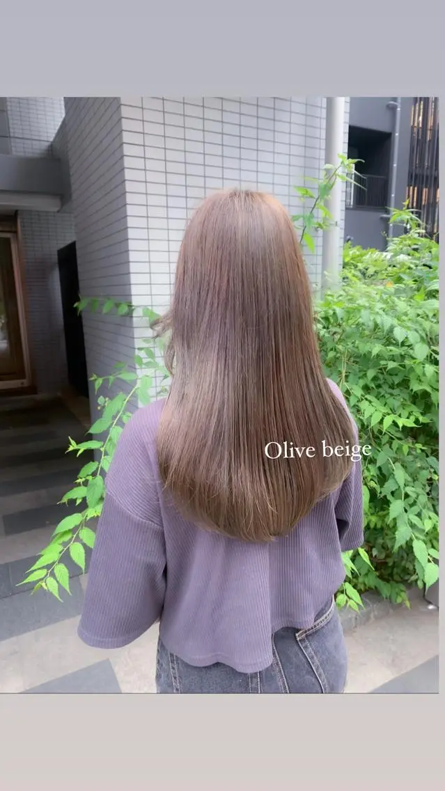 ロング カット ヘアカラー トリートメント 🤍aimi🤍 ウルフ/韓国ヘアのヘアスタイル