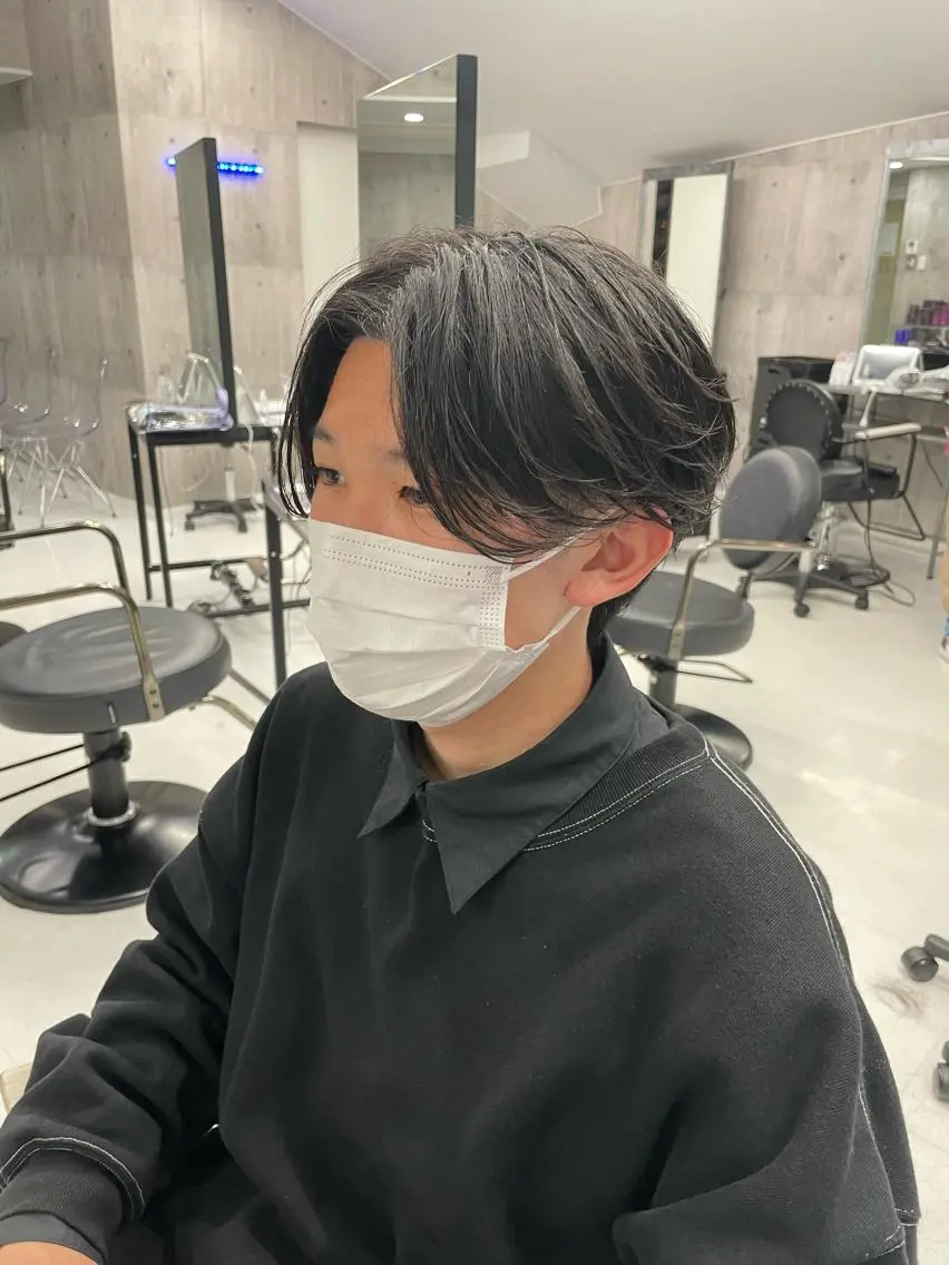 ショート カラー パーマ メンズ 似合わせカット カット トリートメント ヘアセット 似合わせヘア💎 Ÿutóのヘアスタイル