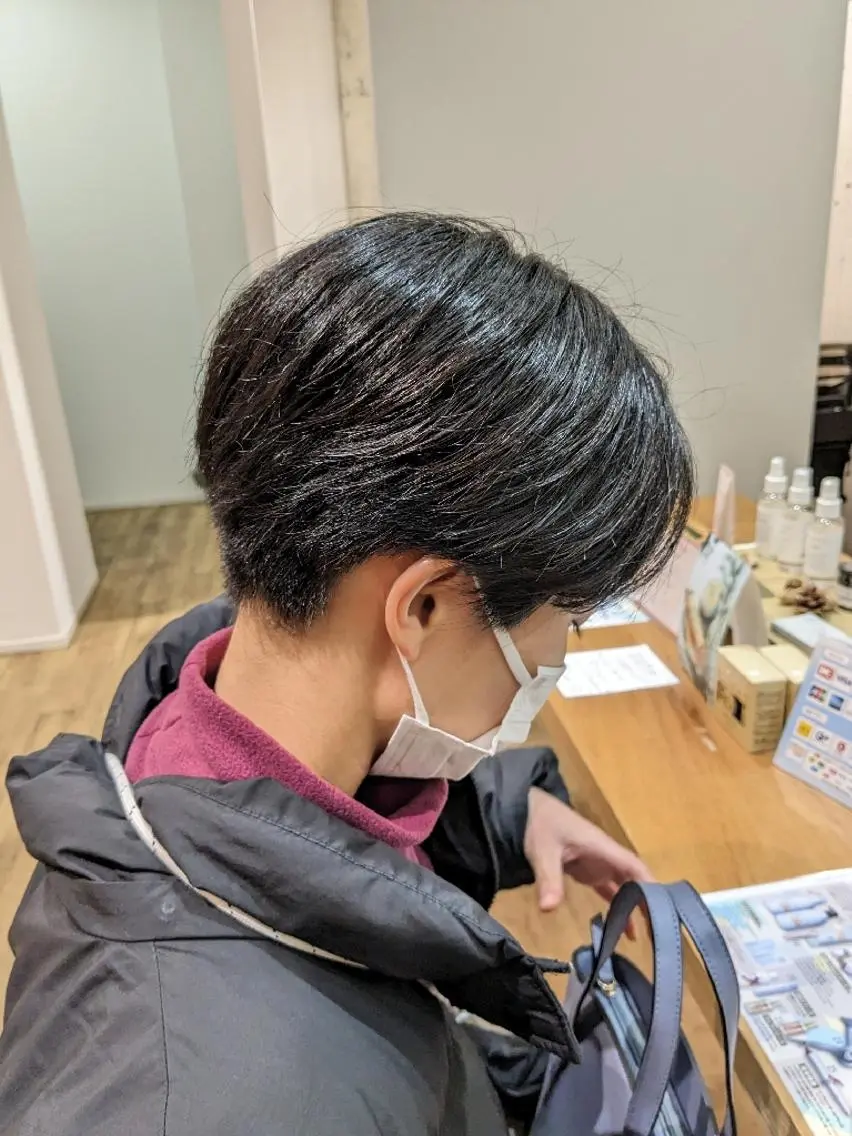 ショート カラー ハンサムショート ショートヘア カット 山口 惇史のヘアスタイル