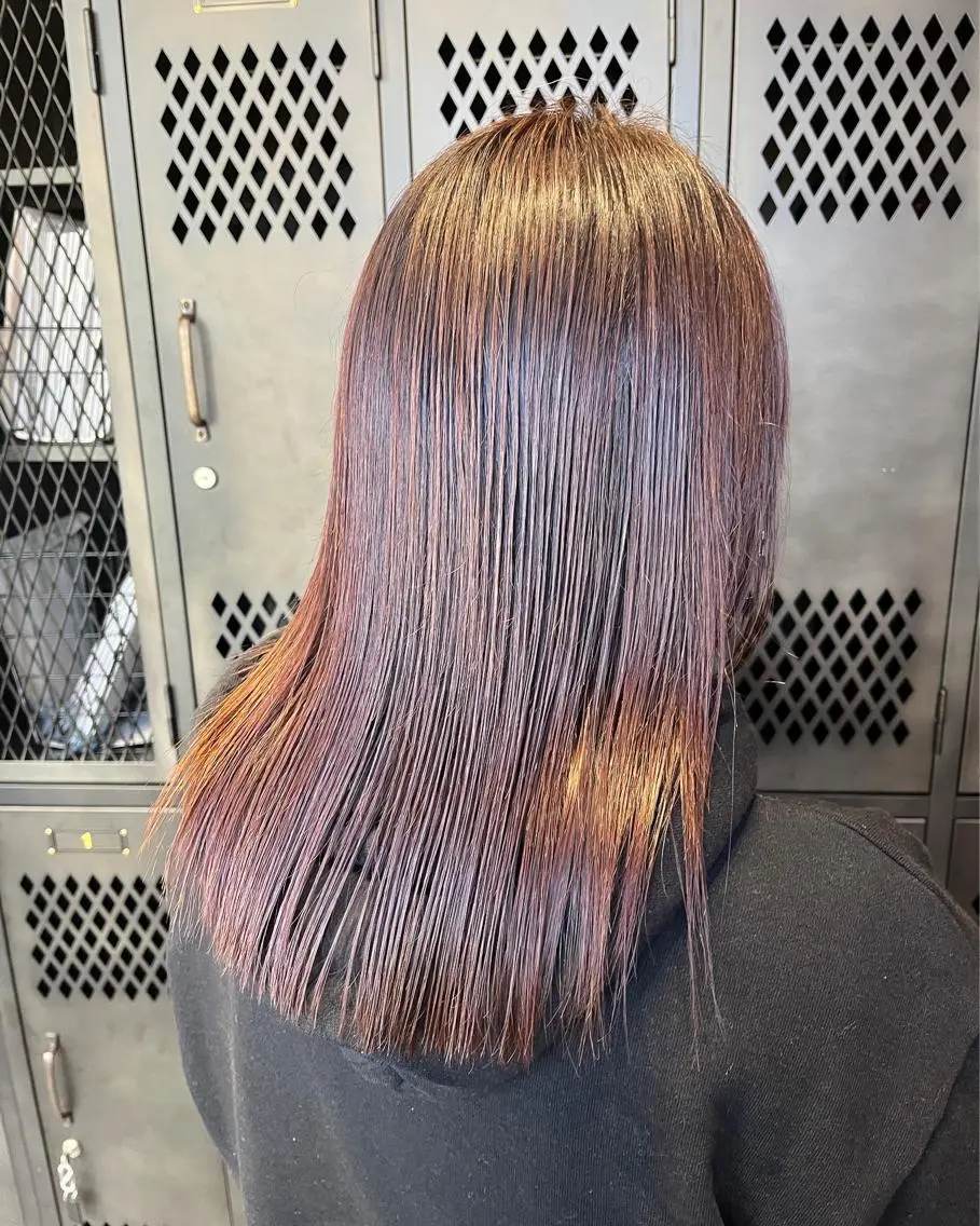 セミロング カラー パーマ ヘアアレンジ メンズ キッズ ネイル マツエク・マツパ アイブロウ メンズブリーチ メンズハイライト メンズインナーカラー メンズ韓国風 ブリーチ 久木原 ゆりのヘアスタイル