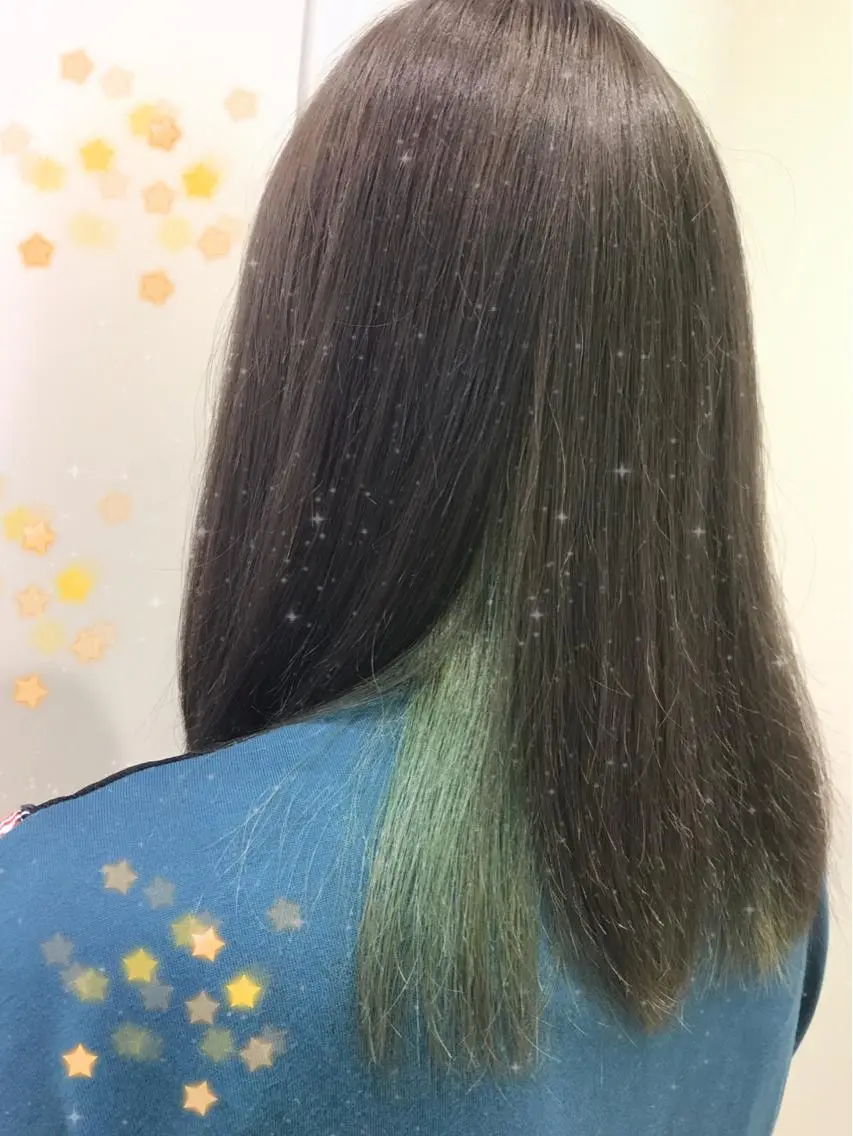 カラー グレージュ オリーブグレージュ オリーブグレー 新宿駅近♡個室 ♡関口三都季🌜のヘアスタイル
