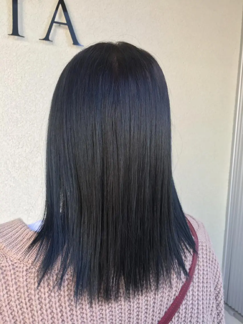 カラー ヘアカラー トリートメント ヘッドスパ よこつか あみのヘアスタイル