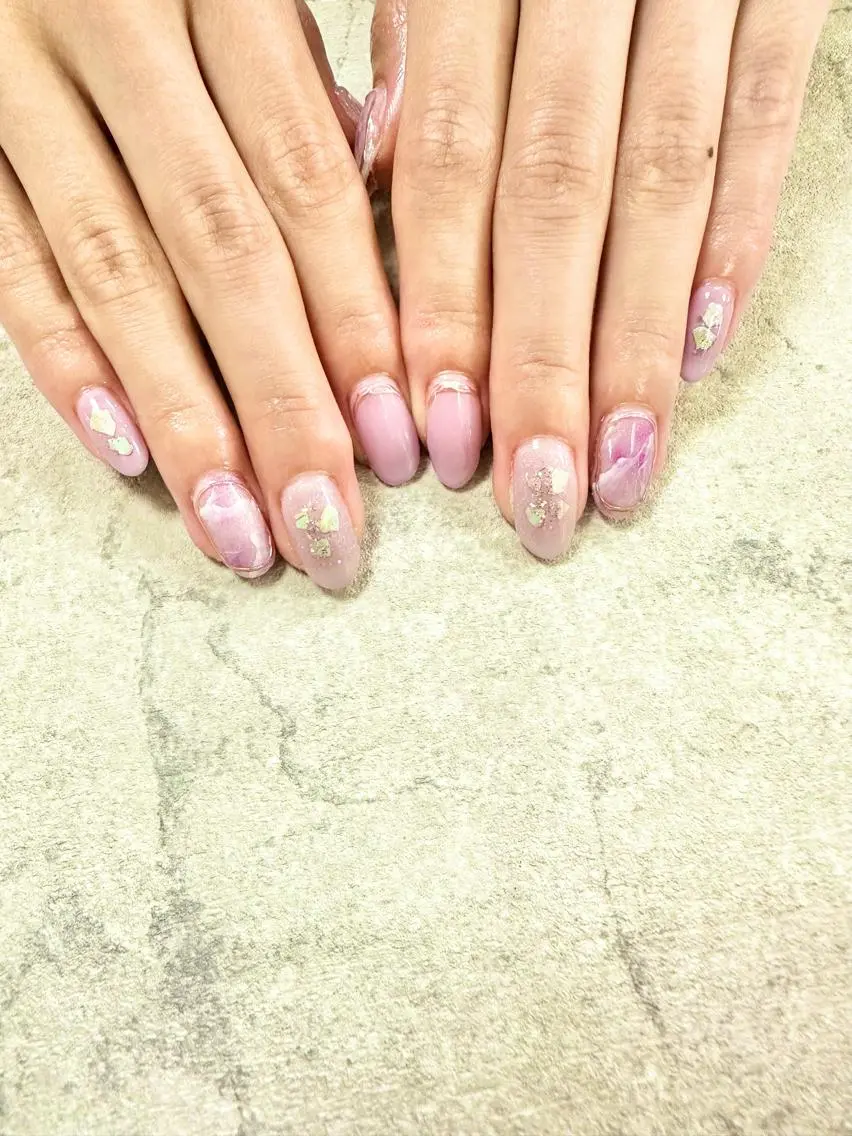 ネイル フットネイル フレンチネイル ジェルネイル グラデーション キラキラネイル ハンドネイル .N YUKIのネイルデザイン