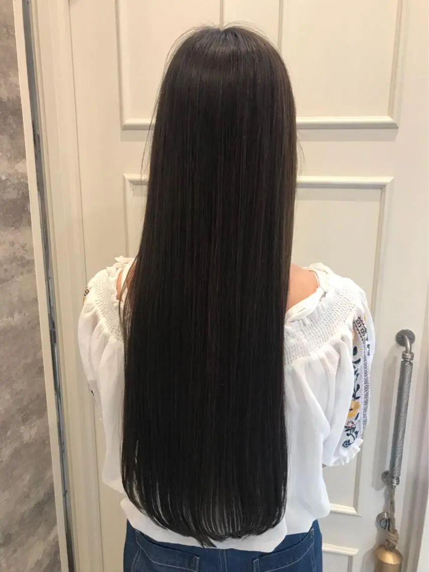 ロング カラー ブルーカラー ブルージュ 🫟Blanco🫟 Color&Careのヘアスタイル