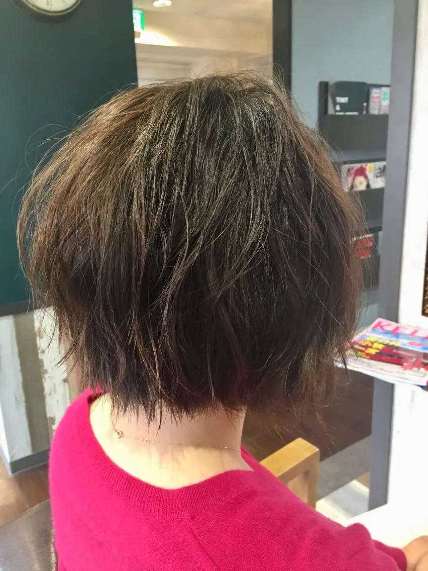ショート アッシュ 山田 義人のヘアスタイル