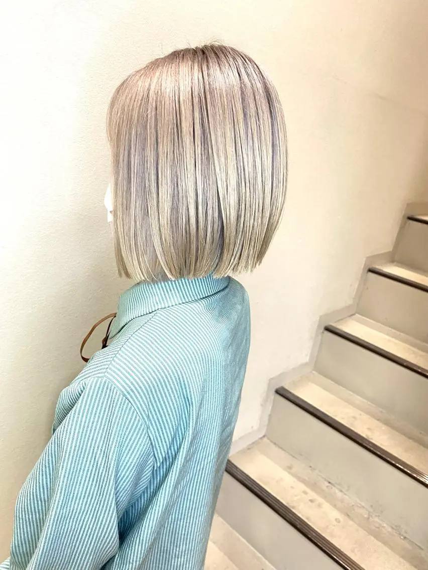 ショート カラー ヘアカラー 東條 克義のヘアスタイル