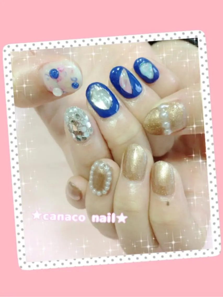 ネイル アートネイル ストーンネイル ベテランネイル cnc  nailのネイルデザイン