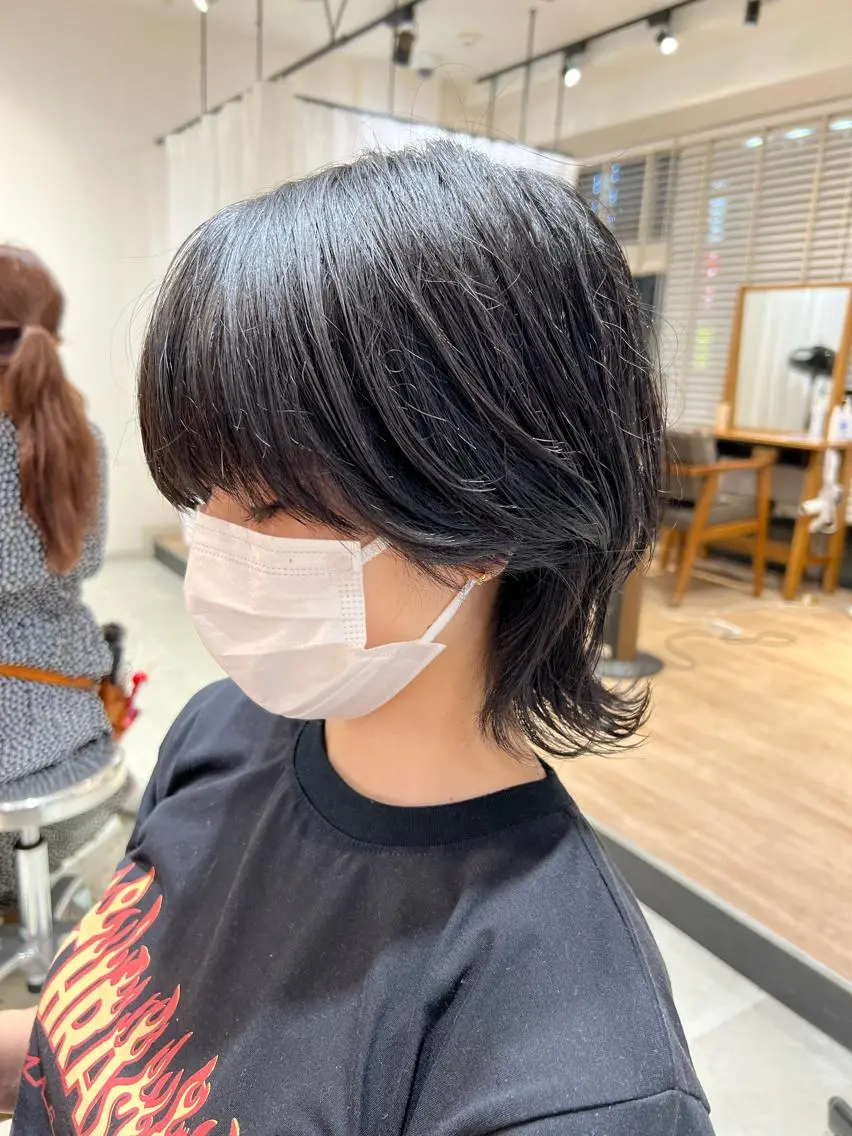 ショート くびれヘア 縮毛矯正特化美容師 DAISUKEのヘアスタイル