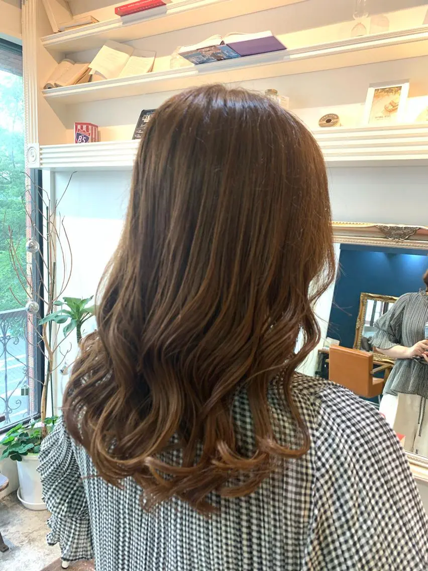 セミロング カット ヘアカラー トリートメント ヘッドスパ ヘアセット 大宮/山口 竣也のヘアスタイル