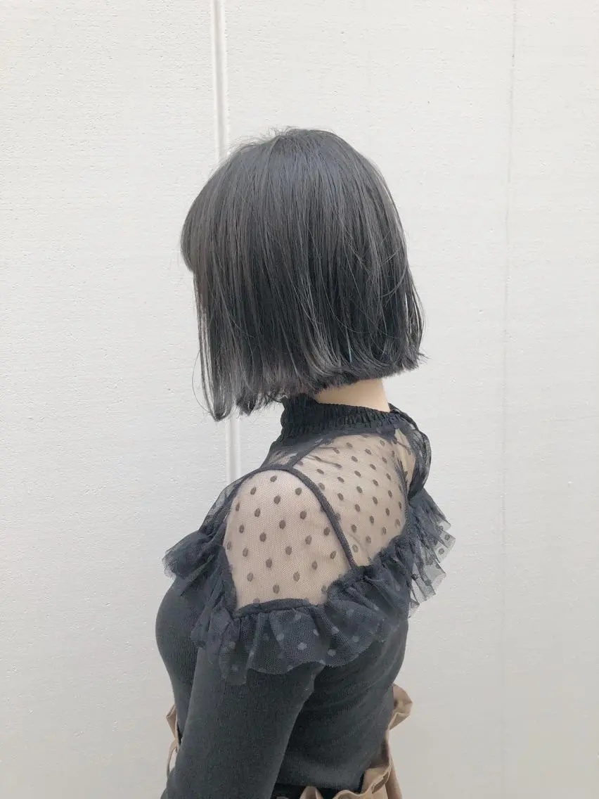 ショート カラー ノグチ ユウキ/ボブのヘアスタイル