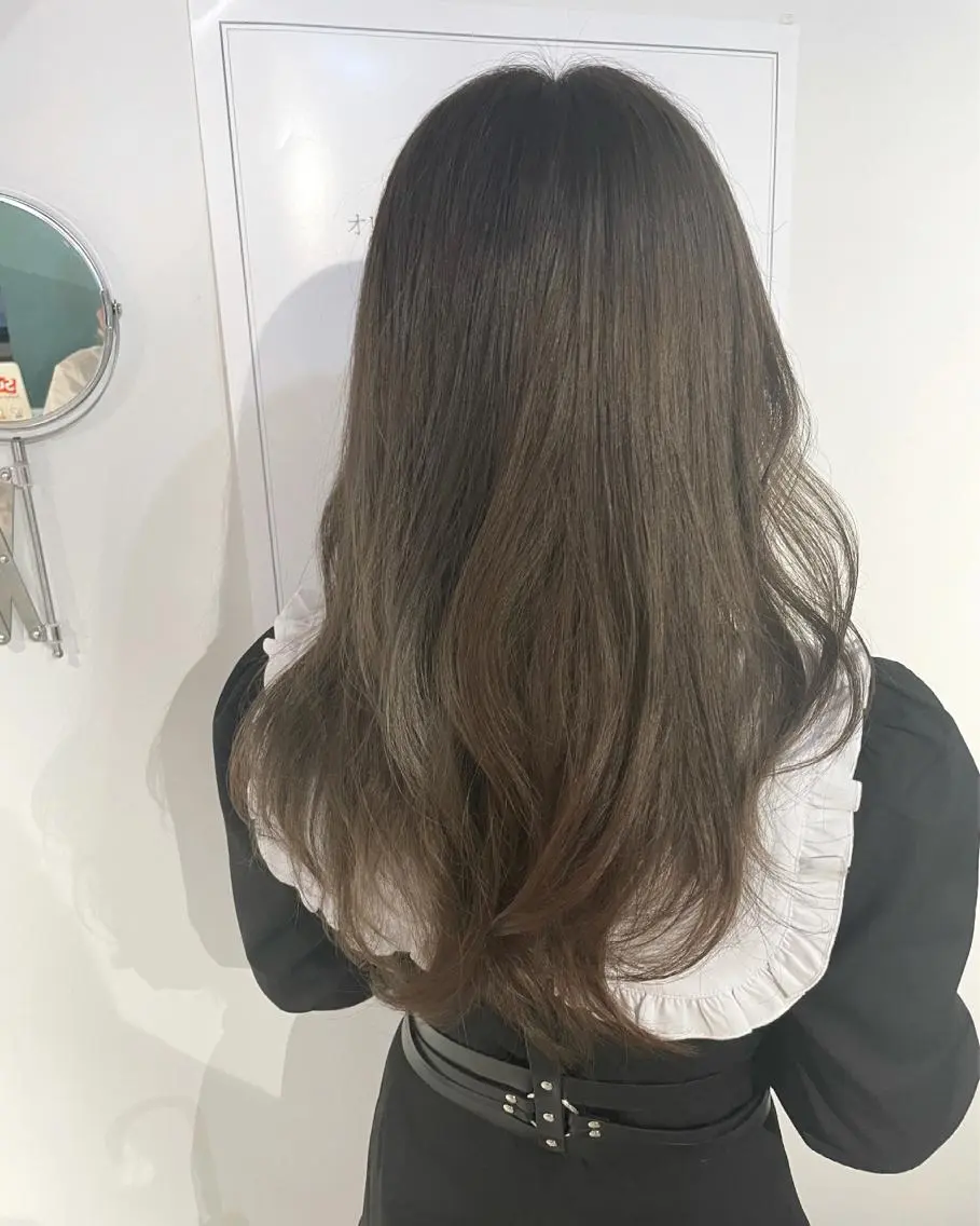 ロング カラー ヘアカラー トリートメント 🍊新宿南口🍊 ERINAのヘアスタイル
