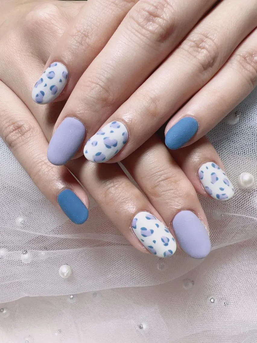 ショート カラー ネイル マットネイル ハンドネイル Nail NaNaのネイルデザイン