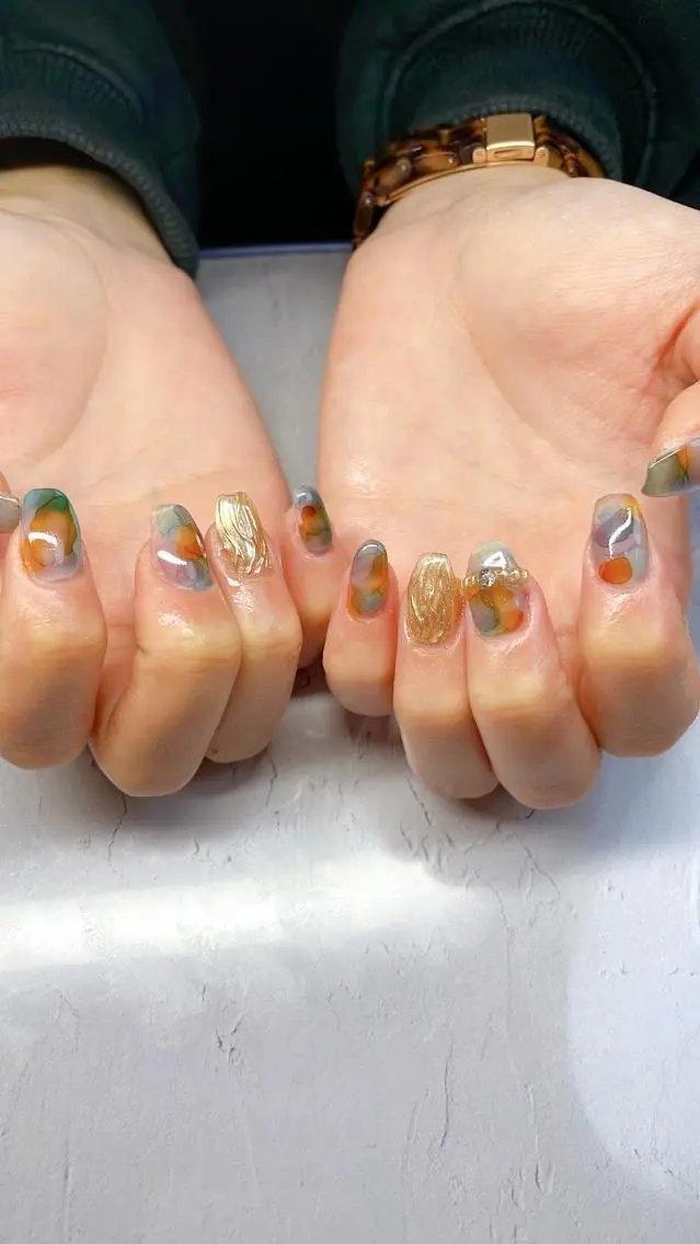 ネイル ハンドネイル LaLa Peach 福岡のマツエク・マツパデザイン