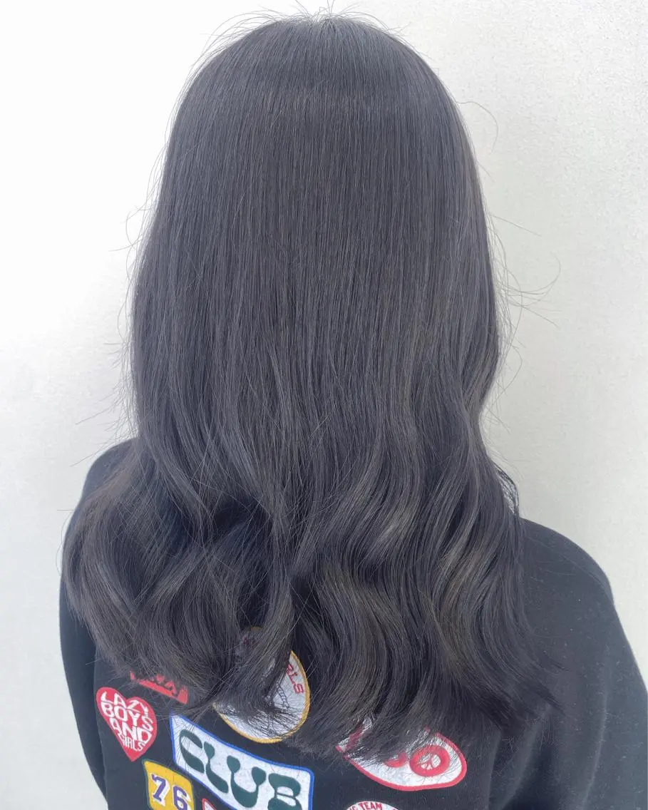 ロング カラー 💘韓国カラー💘 クルミのヘアスタイル