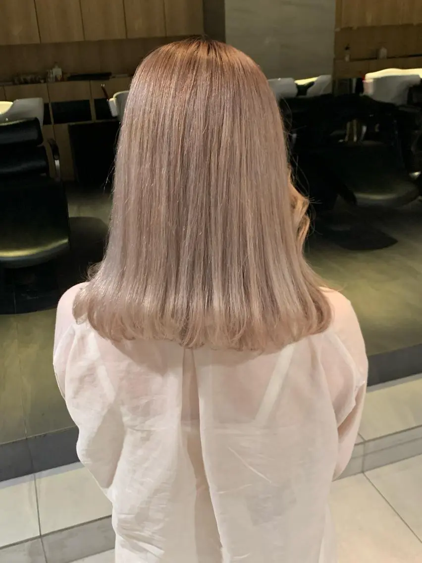 ミディアム カラー パーマ ヘアアレンジ メンズ キッズ ネイル マツエク・マツパ 酸性ストレート 髪質改善大槻勇樹のヘアスタイル