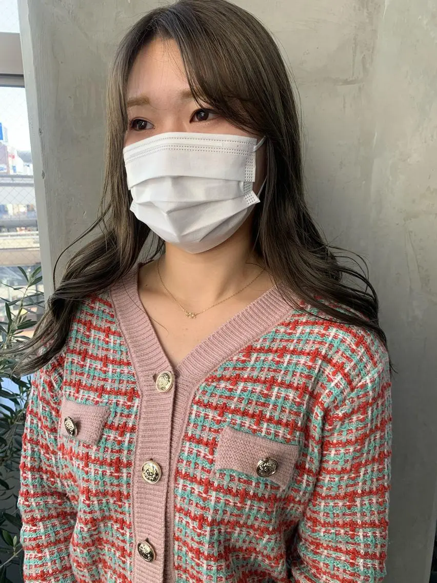 セミロング カラー RISAKO レイヤーカット🎀のヘアスタイル