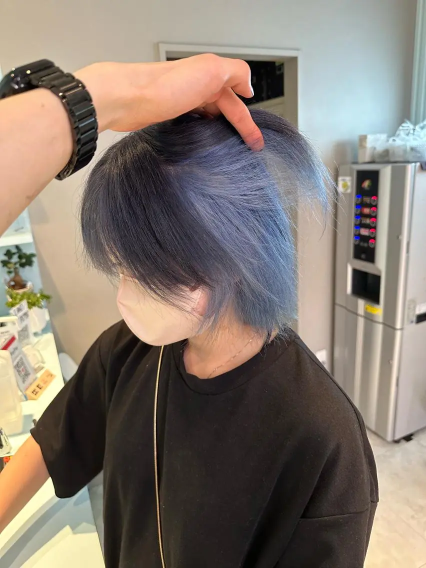 ショート カラー ヘアカラー トリートメント ヘアセット 🪄池袋ハイトーン 🪄ブリーチカラーのヘアスタイル