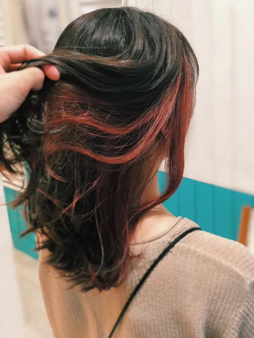 ロング カラー インナーカラー Snaly カラー特化ページのヘアスタイル