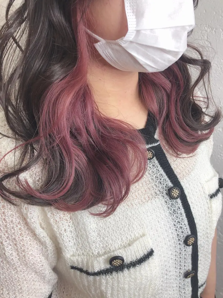 セミロング カラー ️韓国ヘア/レイヤー カット❤️Yūkaのヘアスタイル