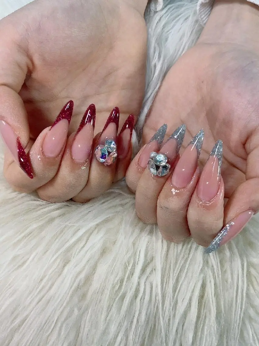 ネイル フレンチネイル スカルプネイル . MAKI NAILのネイルデザイン